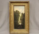 Italian School, A view to the Lake, Oil on canvas