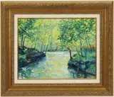 Felix Nunez Molinero, Rock Creek Park, 1977, Oil on board