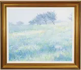 Felix Nunez Molinero, Nieva en Terenes (Asturia, Oil on canvas