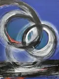 Rosemarie Hahn, Abstract, 1994, Oil on canvas