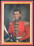 English School, Portrait of an Officer, Watercolor on paper