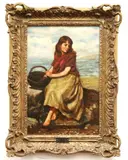 Untitled by Continental School, Heather from the Hills, (For restoration) Oil on canvas, sold Mar 2025