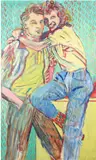 Richard Seehausen, Counter Conversation, Oil on canvas