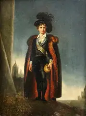 Sir Thomas Lawrence, John Philip Kemble as Hamlet, Oil on board
