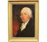 Portrait of a Gentleman by American School, Oil on canvas laid down to board, sold Mar 2025
