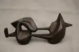 Alfredo Halegua, Abstract, circa 1960s, Note: This is not a bronze statue. . - Length: 12.25 inches 75 Item does not have a stone base