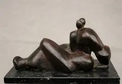 Alfredo Halegua, Beachgoer, circa 1960s, Note: This is not a bronze statue. . - Length (statue): 10.25 inches 75