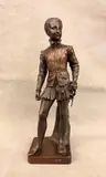 Ron Liod Sauvage, Henri IV as a child, Patinated bronze statue after the one by Francois-Joseph Bosio (Monegasque, 1768 -1845)