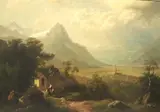 Arnold Schulten, The Mountain, 1869, Oil on canvas