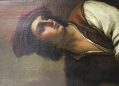 Italian School, The Boy David, Oil painting