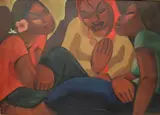 Leo Politi, Forever Friends, Oil on board