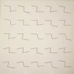 Elliott Thompson, One 27 A, circa 1971, Verso titled and signed in Pencil