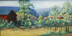 Richard D Schultz, Callie's Far, Oil on canvas