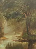 American School, The Lonely Tree, Oil on board