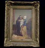 The Family Doctor by Continental School, 1873, Oil on canvas, sold May 2025