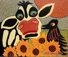 R. D. Bissett, You Talken to me?, 2010, Acrylic on canvas