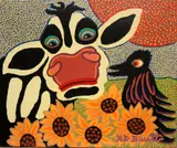 R. D. Bissett, You Talken to me?, 2010, Acrylic on canvas