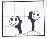 American School, Happy Faces, 2019, Pencil dated and signed "MAPS" at base.