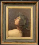 Continental School, Clio, the Greek Muse of History, Oil on canvas