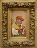 Italian School, Old man with a pipe, Oil on board