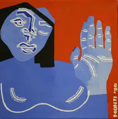 Deb Monti, My Apologies Peter, 2020, Acrylic on canvas