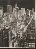 Sandra Finkenberg, New York City Skyline, Pencil signed lower right hand corner
