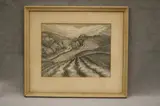 American School, Northern Landscape, Pencil on Paper