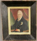 English School, Portrait of King William IV, Oil on board
