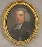 British School, Portrait of a Reverend, Oil on board