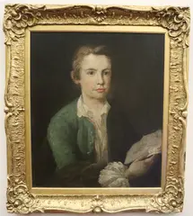 John Opie, Portrait of Young Man Consulting a Diagram, Oil on canvas
