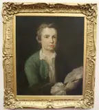 John Opie, Portrait of Young Man Consulting a Diagram, Oil on canvas