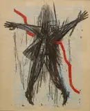 Robert O Hodgell, The Statistical Man, Pencil titled and signed at base