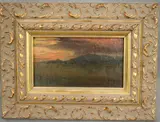 Continental School, Landscape, Oil on board