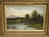 American School, The Young Fisherman, Oil on canvas