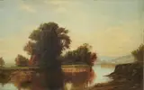 Robert Seldon Duncanson, Ohio River Valley landscape, Oil on canvas