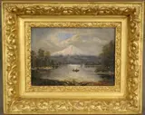 American School, Mount Hood in the Distance (Oregon), Oil on canvas