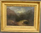 English School, Heading Home after a Long Day, Oil on canvas