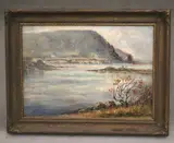 American School, Windy and Cold, 1946, Oil on board