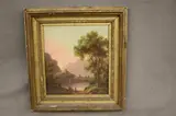 Italian School, Arcadian Landscape, Oil on canvas