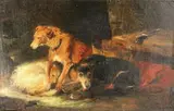 Continental School, Untitled, Oil on canvas