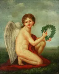 Portrait of Prince Henry Lubomirski as the Genius of Fame by Carle Le Brun, Oil on canvas, sold Jul 2025