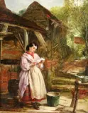 Thomas Kent Pelham, The Love Letter, Oil on canvas