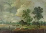 Continental School, Dutch Fisherman, Oil on canvas