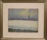 Russian School, St, Oil on board