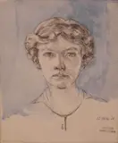 Hans Heysen, Portrait of a Young Woman
