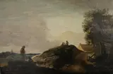 Northern European School, The Young Fisherman, Oil on canvas