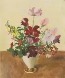 Alfred Thomson, Untitled, oil on board 42.5 x 35.5cm .