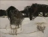 John Scorror O'Connor, Untitled, oil on canvas 77 x 102cm .