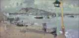 Frederick Cuming, Untitled, oil on board 16 x 30.5cm .