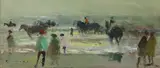 Frederick Cuming, Untitled, oil on board 16 x 33cm .